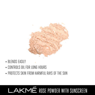 Lakme Rose Face Powder, Soft Pink, 40g