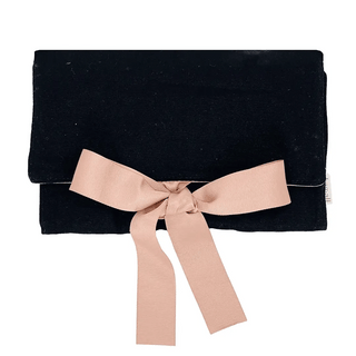 Large Jewelry Roll, Travel Pouch – Black - Glamourous Grace