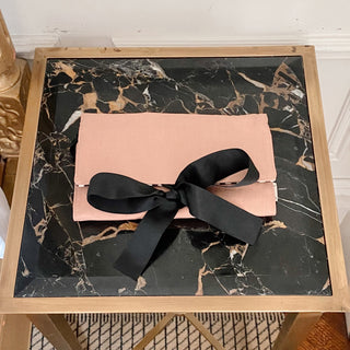 Large Jewelry Roll, Travel Pouch – Pink/Blush - Glamourous Grace
