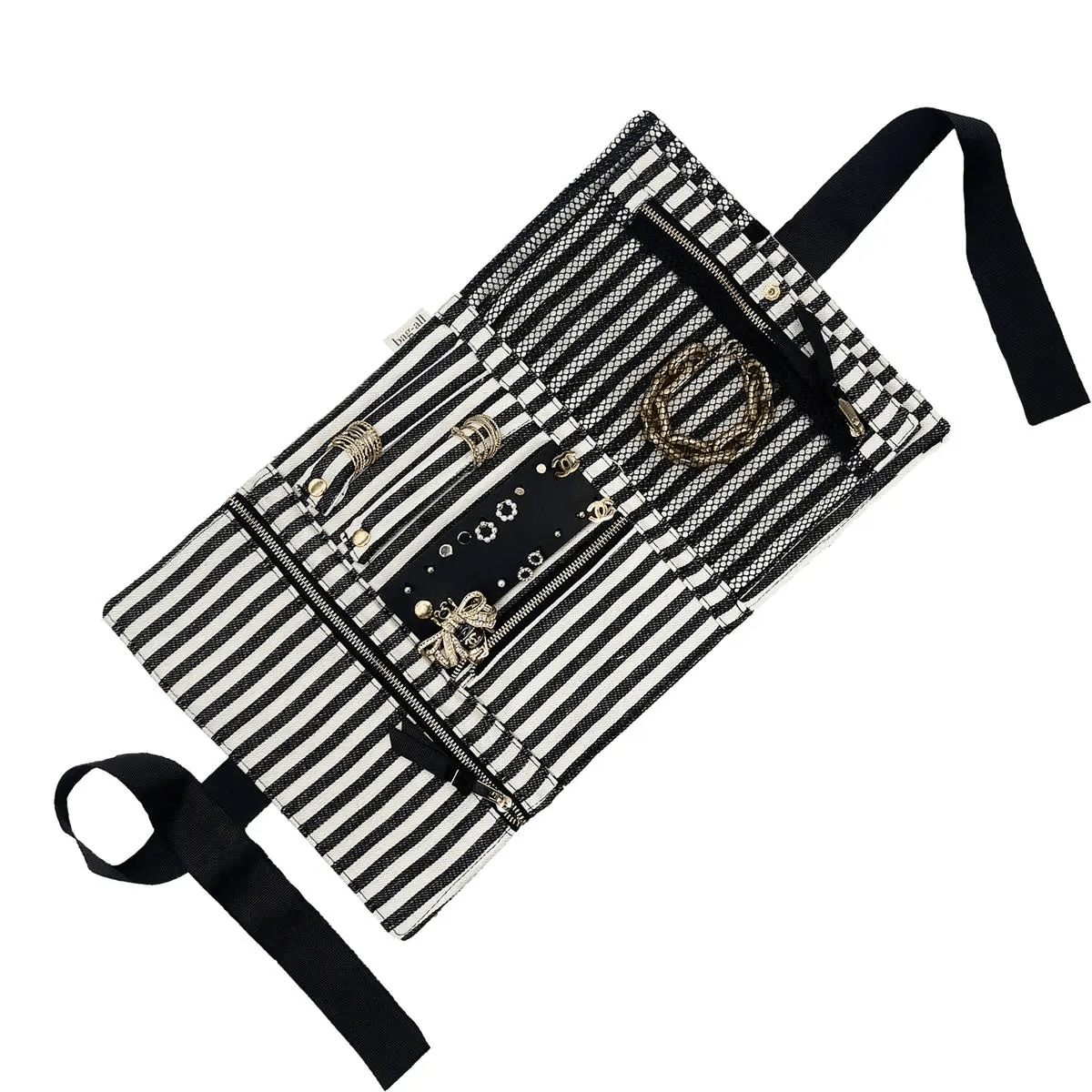Large Jewelry Roll, Travel Pouch – Pink/Blush - Glamourous Grace