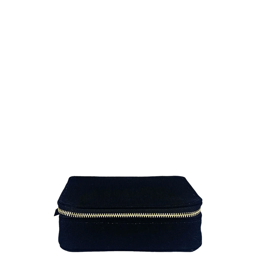 Large Pill Travel Case with Individual Daily Pill Organizer – Black - Glamourous Grace