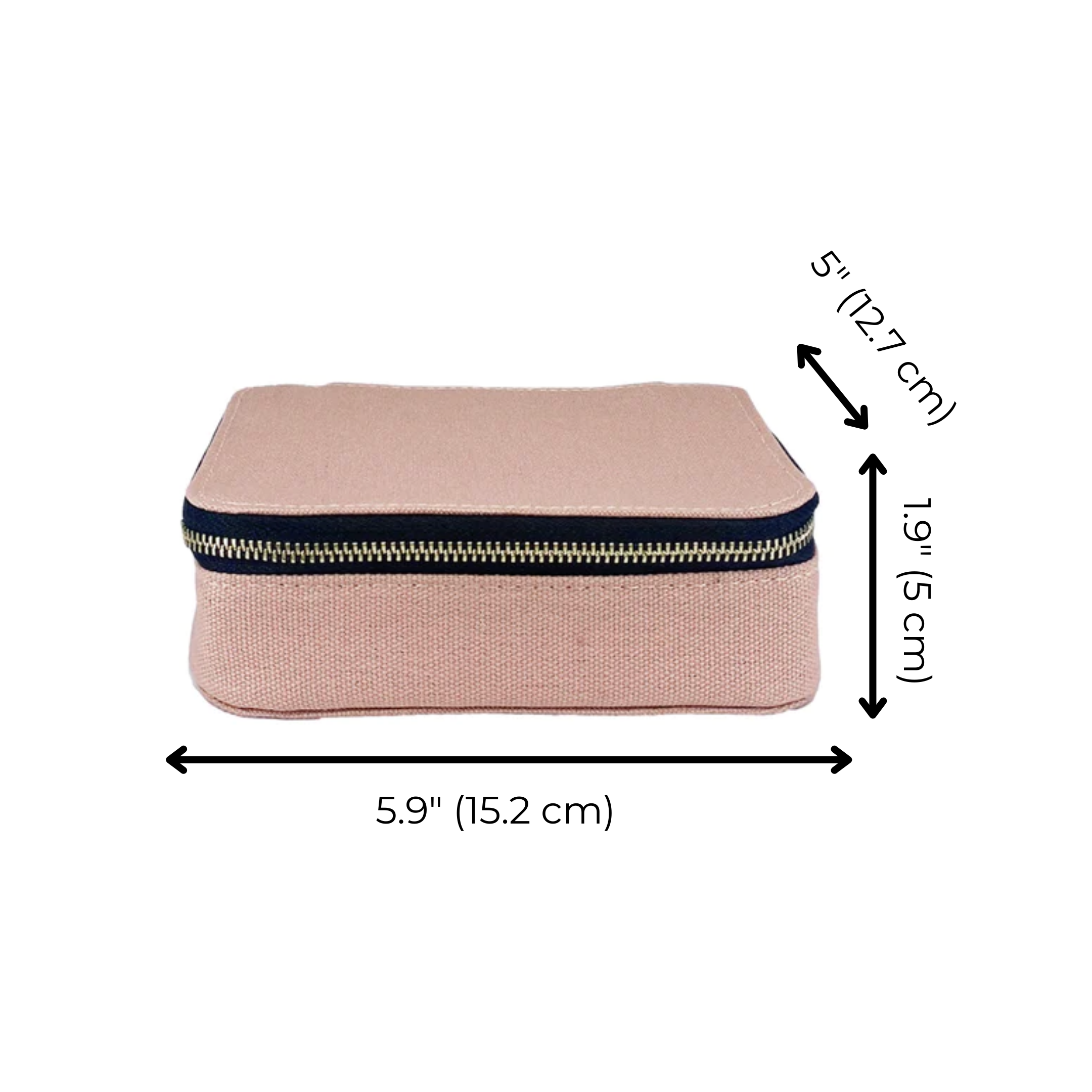 Large Pill Travel Case with Individual Daily Pill Organizer – Pink/Blush - Glamourous Grace