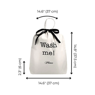 Wash Me, Laundry Bag – Cream - Glamourous Grace