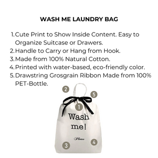 Wash Me, Laundry Bag – Cream - Glamourous Grace
