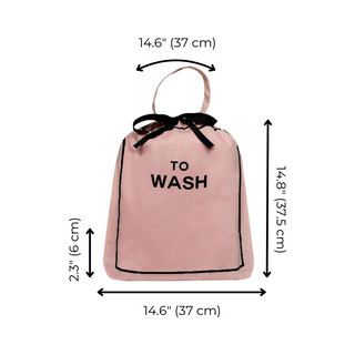 To Wash Laundry Bag – Pink/Blush - Glamourous Grace