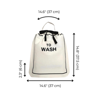 To Wash Laundry Bag – Cream - Glamourous Grace