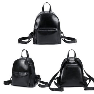 Leather Backpack Women Top Grain Leather Backpack Purse Top Natural Cowhide Leather City Backpack Leather Travel Rucksack SX3096