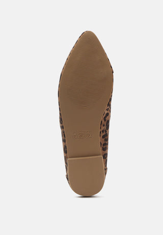 Geralda Suede Pointed Ballerinas - Glamourous Grace