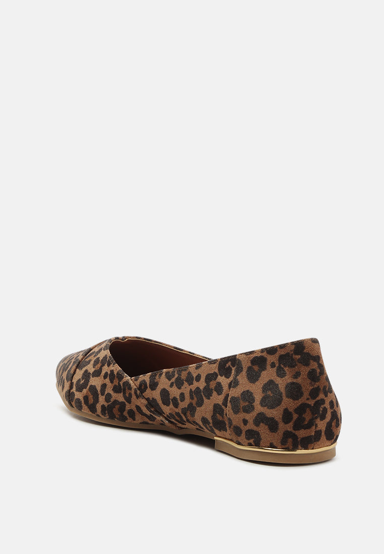 Geralda Suede Pointed Ballerinas - Glamourous Grace