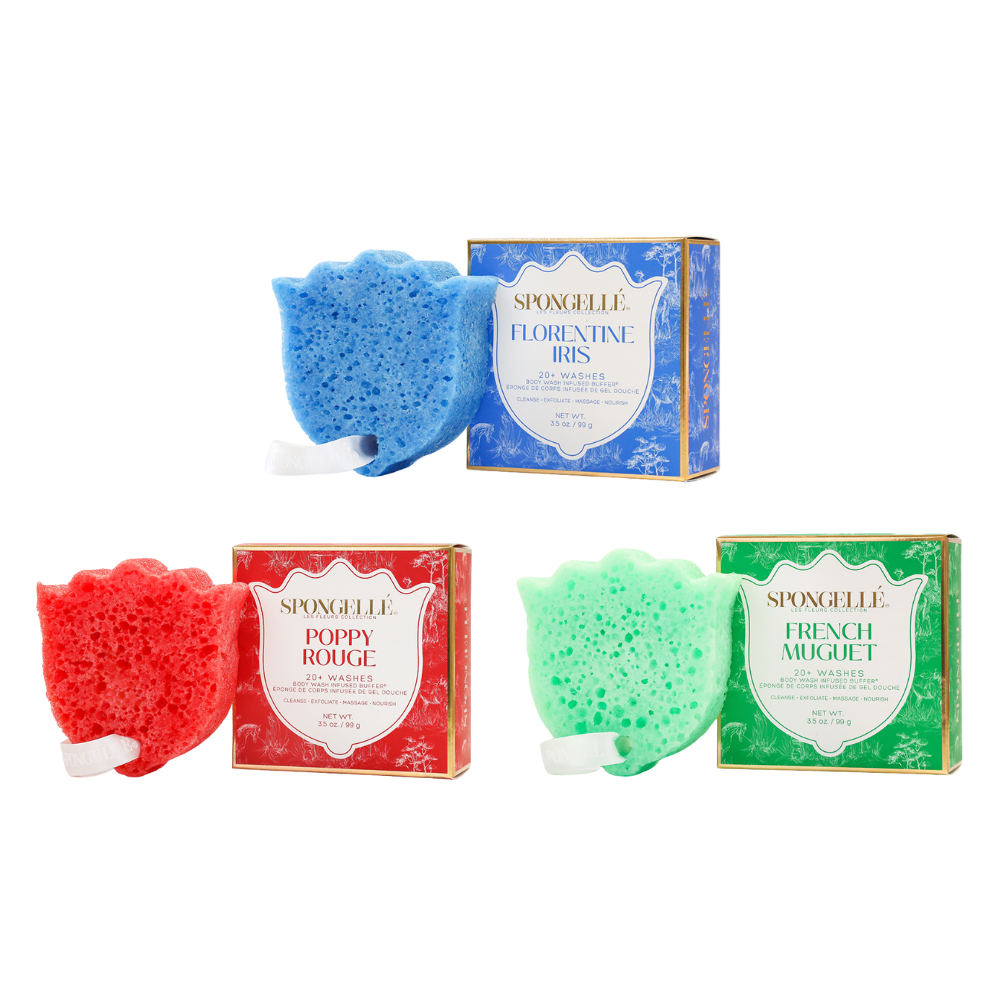 Les Fleurs Body Buffer Trio Set 1 - Glamourous Grace