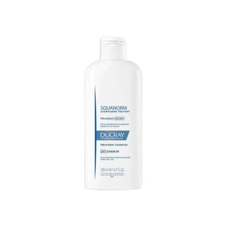 Ducray Squanorm Dry Dandruff Treatment Shampoo - Anti-Dandruff, Moisturizing, 6.76 fl oz