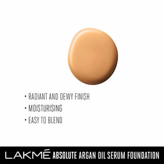 Lakme Absolute Argan Oil Serum Foundation With Spf 45 , Ivory Cream