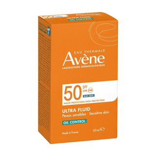 Avene Ultra Fluid Oil Control SPF50 Sunscreen for Oily Skin - High Protection, Oil-Free, Lightweight - Glamourous Grace