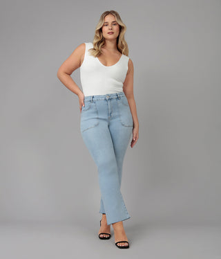 BILLIE-TD High Rise Bootcut Jeans
