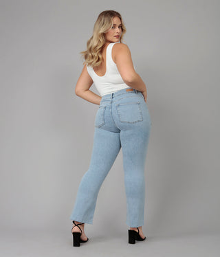 BILLIE-TD High Rise Bootcut Jeans