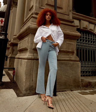 ALICE-TD High Rise Flare Jeans