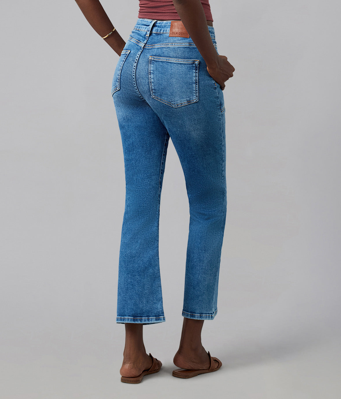 BILLIE-IM High Rise Bootcut Jeans