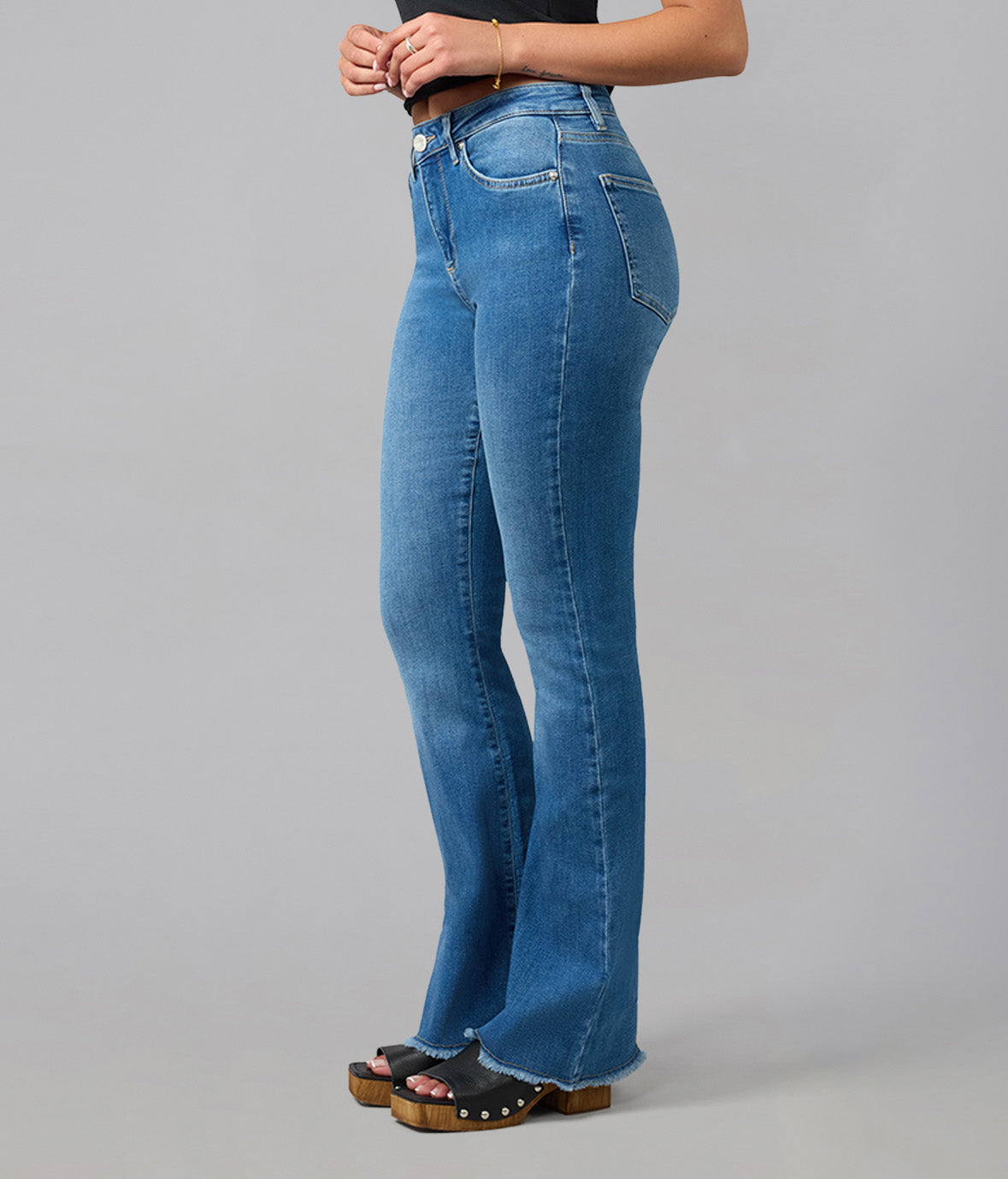 ALICE-MDL High Rise Flare Jeans