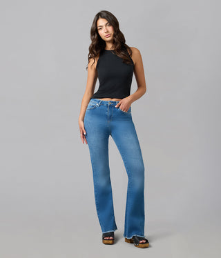 ALICE-MDL High Rise Flare Jeans