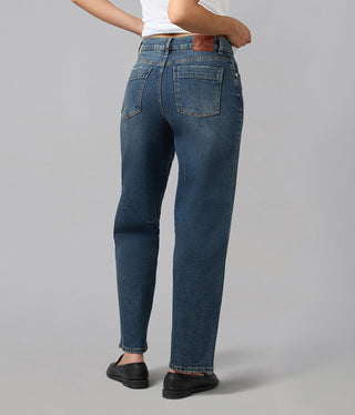 DYLAN-CSB High Rise Barrel Jeans