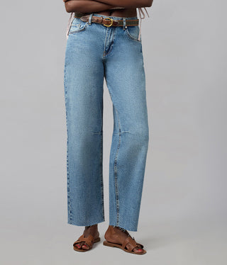 DYLAN-DB High Rise Barrel Jeans