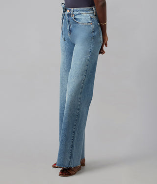 MILAN-DB Ultra High Rise Wide Leg Jeans