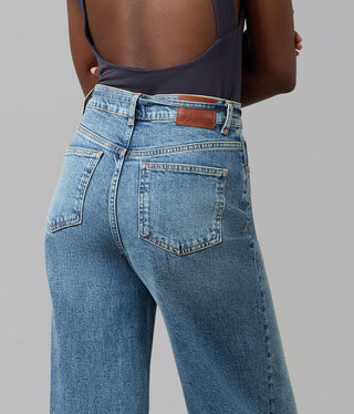 MILAN-DB Ultra High Rise Wide Leg Jeans