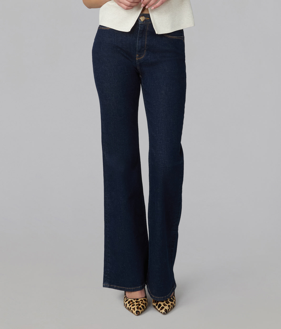 ALICE-DRB High Rise Flare Jeans