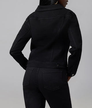 GABRIELLA-BLK Classic Denim Jacket
