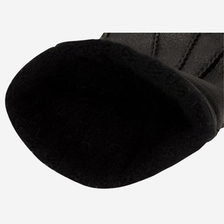 Lorenzo (black) - Italian gloves made of American deerskin leather with cashmere lining - Glamourous Grace