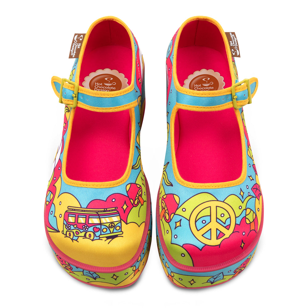 Love On The Road Women's Mary Jane Platforms - Glamourous Grace