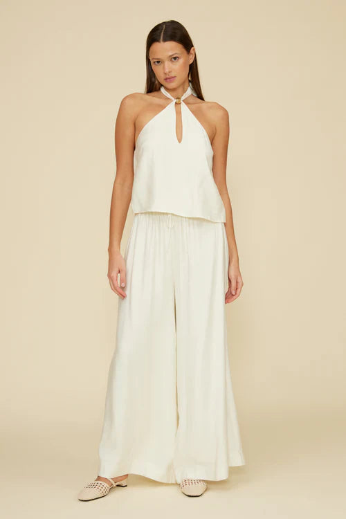 Bea Flowy Pants | Ivory