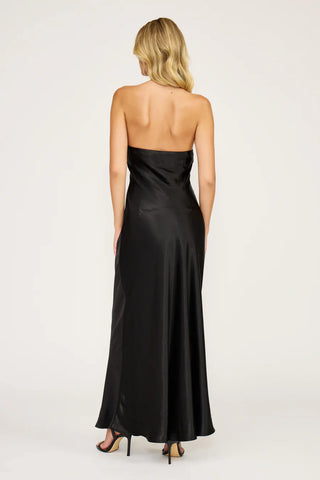 Bonnie Black Halter Dress - Glamourous Grace