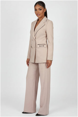 Beige Tailored Blazer, Natasha