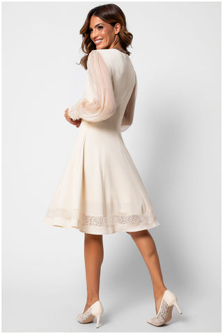 Ivory Lace A-Line Dress, Jody