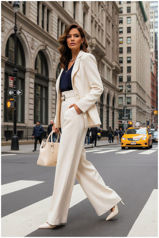 Ivory Pearl Detail Blazer, Agatha