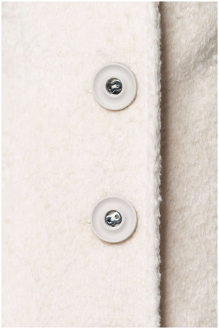 Ivory Belted Midi Coat, Linea