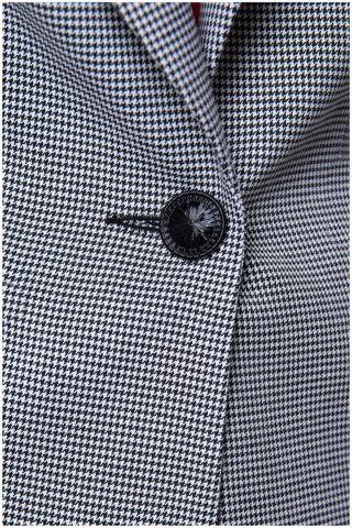 Multicolor Houndstooth Tailored Blazer, Elena