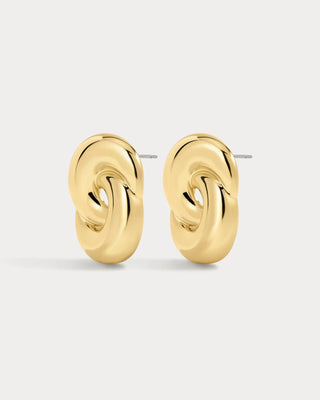 Solstice Knot Stud Earrings