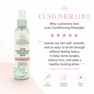 Luxe Conditioning Detangler with Pro-Vitamin B5 – Weightless Hydration & Radiant Shine - Glamourous Grace
