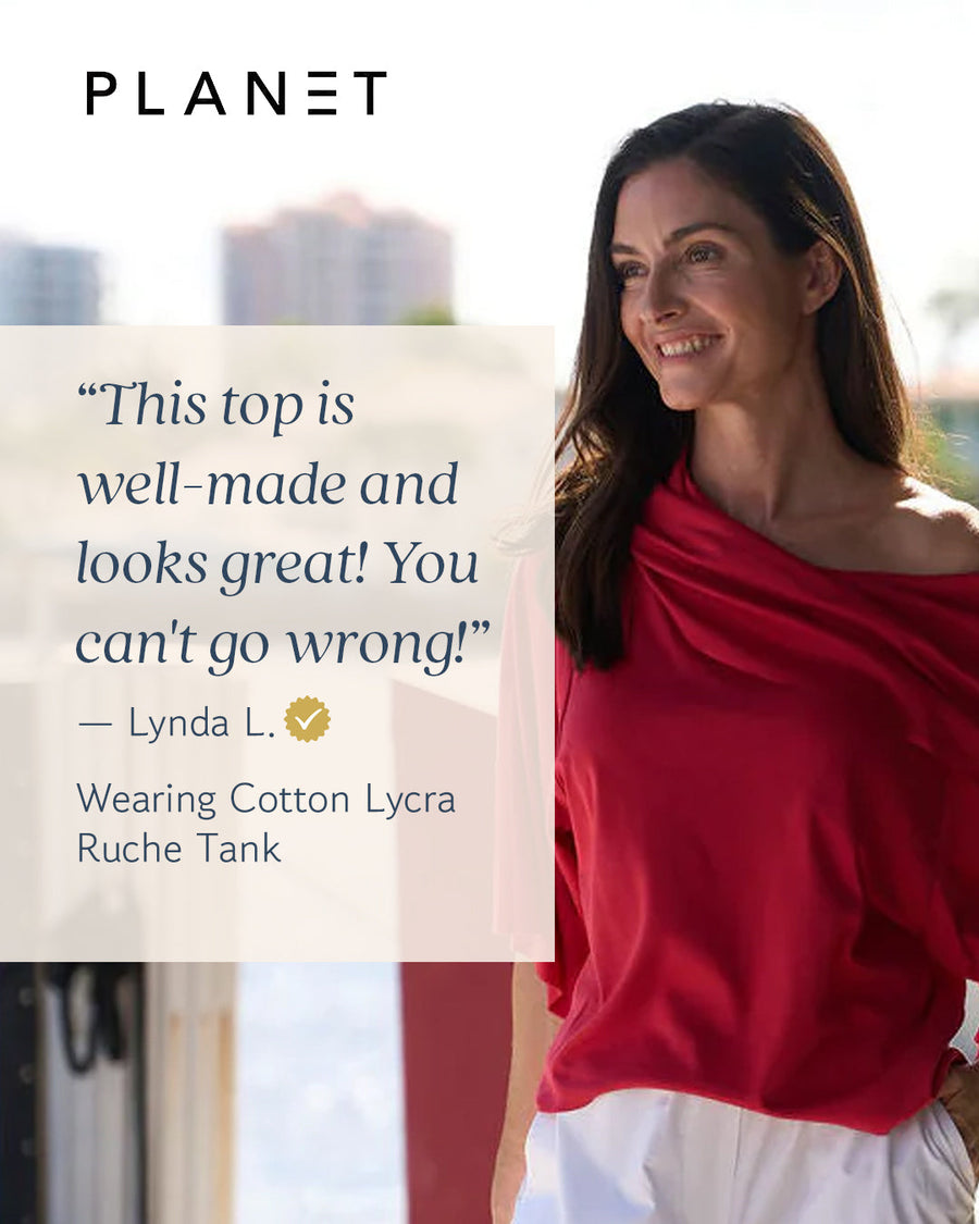 Pima Cotton Jackie O Top - Creamsicle - Glamourous Grace