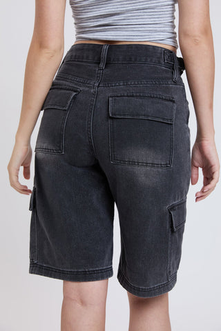Women's High Rise Cargo Jort