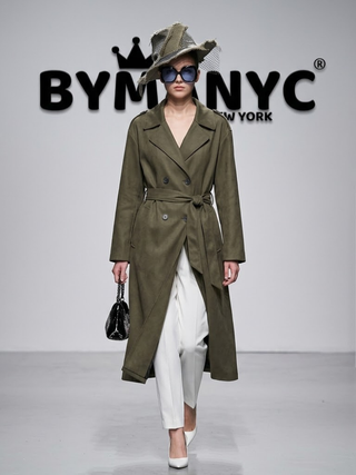 Women's Oversized Belted Trench Coat BYMANYC ® New York CONTEMPORARY VIBRANT MODERN FASHION - New Collection