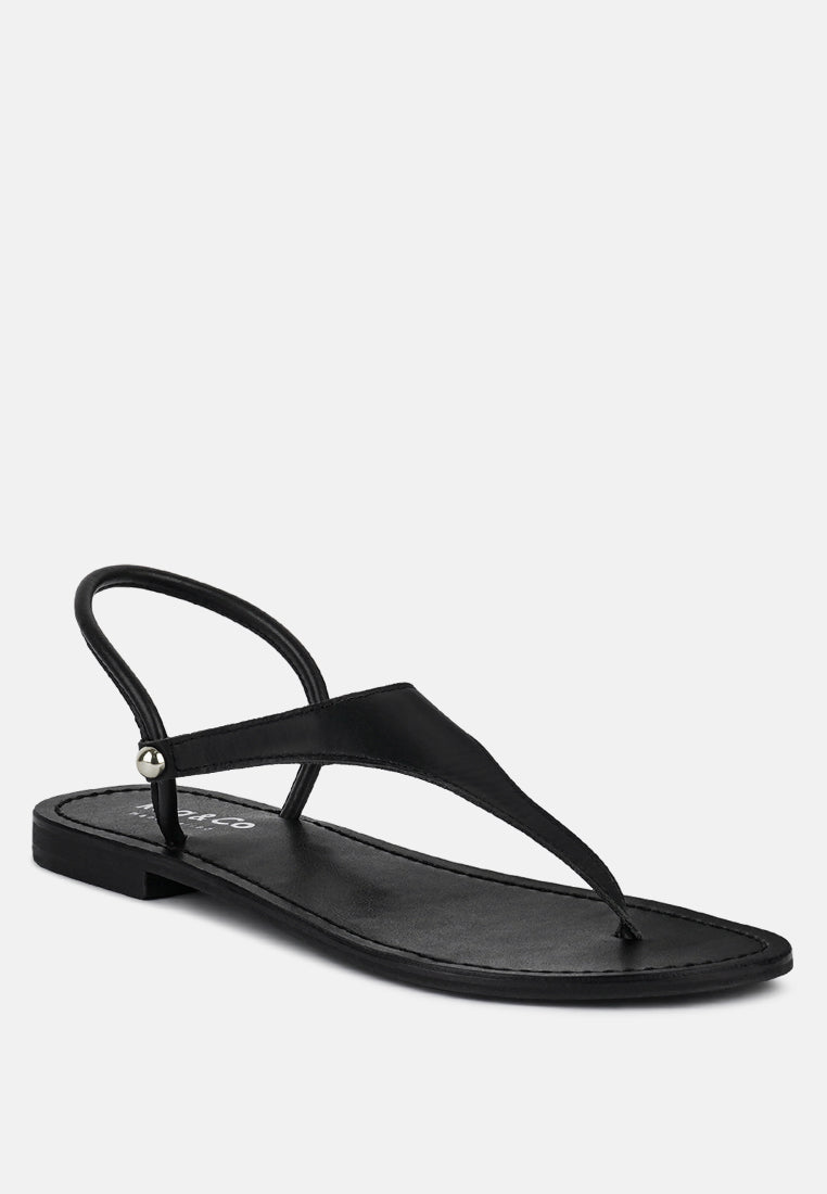 Madeline Flat Thong Sandals - Glamourous Grace