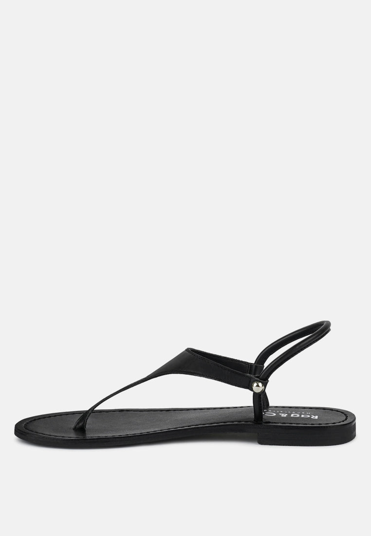 Madeline Flat Thong Sandals - Glamourous Grace