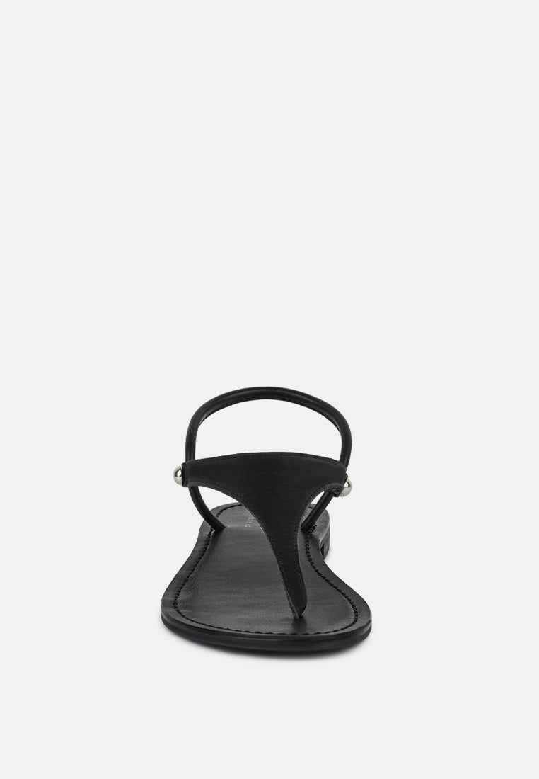 Madeline Flat Thong Sandals - Glamourous Grace