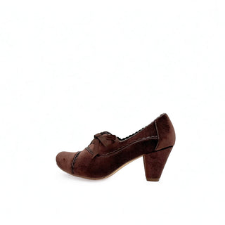 Madison Velvet Retro Heels - Glamourous Grace