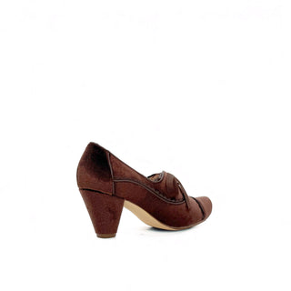 Madison Velvet Retro Heels - Glamourous Grace