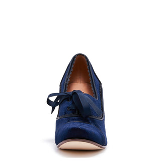 Madison Velvet Retro Heels - Glamourous Grace