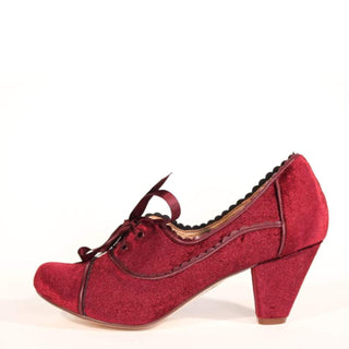Madison Velvet Retro Heels - Glamourous Grace
